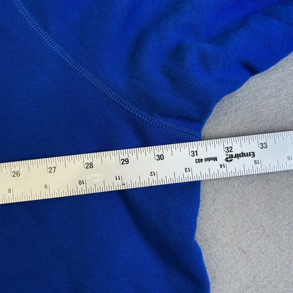 Tek Gear Hoodie Mens 4XB Royal Blue Fleece Sweatshirt Pullover Ultrasoft Winter - Picture 4 of 7